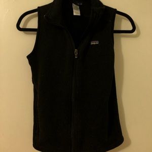 Patagonia women’s small fleece vest black